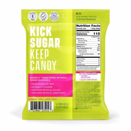 SMART SWEETS VARIETY PACK ALL 6 FLAVORS Perspective: back