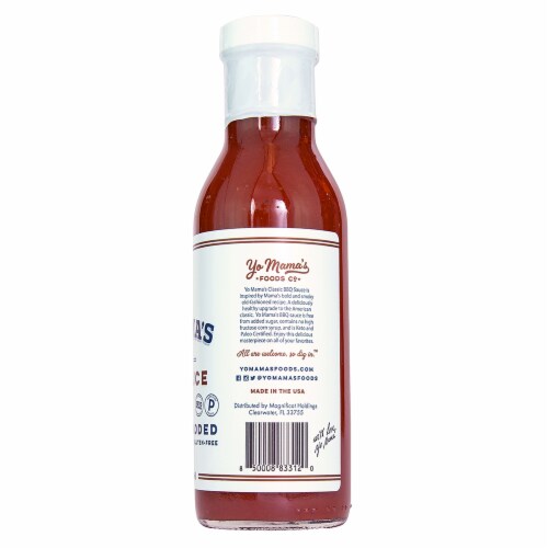Yo Mama's Foods Keto Barbecue BBQ Sauce (Pack of 2) - Vegan, Gluten Free, Paleo Friendly Perspective: back