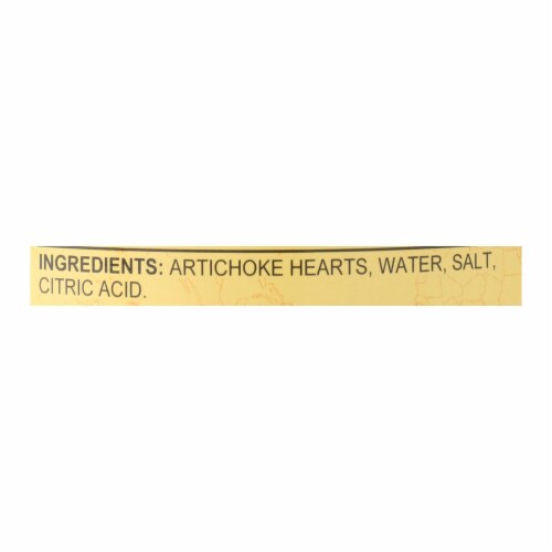 Reese Artichoke Hearts - Quartered - Case of 12 - 14 oz. Perspective: back