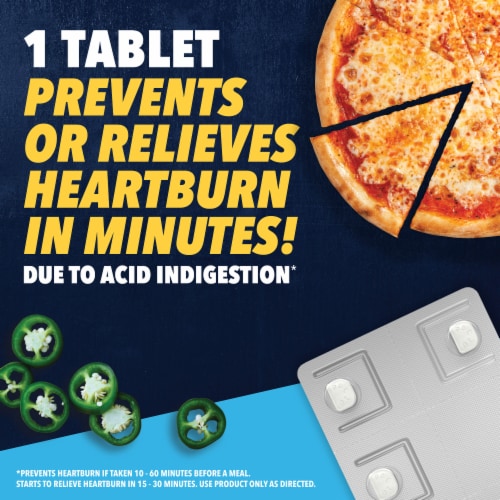 Pepcid Maximum Strength AC Tablets Perspective: back