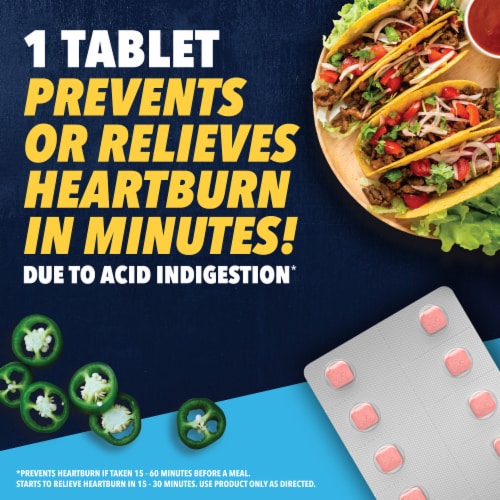 Pepcid AC Original Strength Famotidine For Heartburn Prevention & Relief Perspective: back