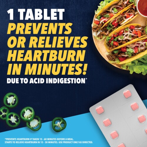 Pepcid Original Strength AC Tablets Perspective: back