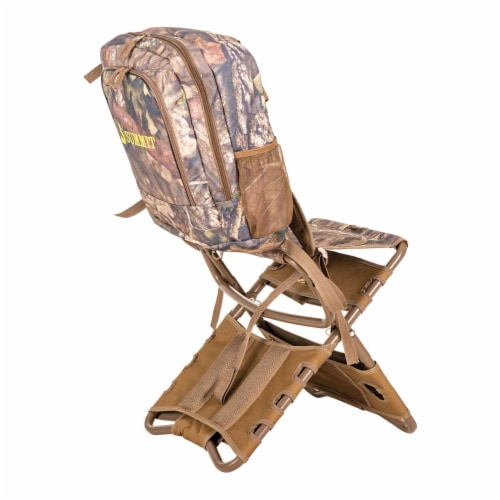 Summit 2 in 1 Lightweight Camo Hunting Compact Chairpack 1.5