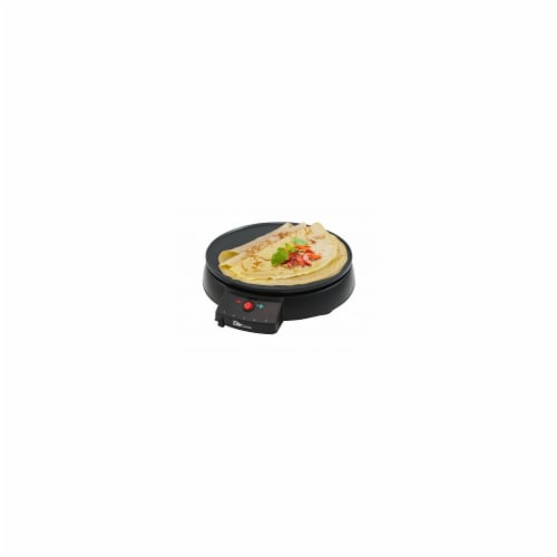 Elite by Maxi-Matic Nonstick Crepe Maker & Griddle - Black Perspective: back