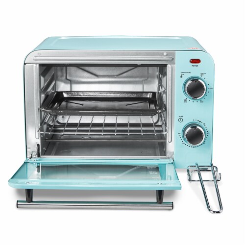 4-Slice Gray Toaster Oven