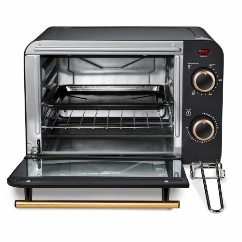 Americana Collection Retro 4 Slice Toaster Oven Perspective: back