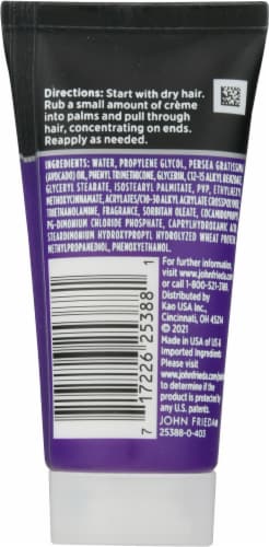 John Frieda Frizz Ease Secret Weapon Finishing Hair Creme Perspective: back