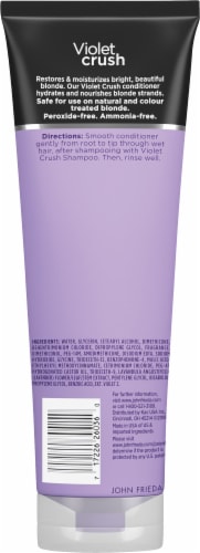 John Frieda Violet Crush for Blondes Purple Conditioner Perspective: back