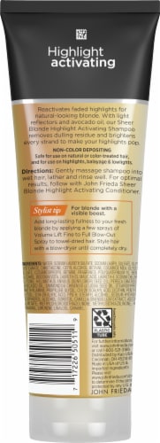 John Frieda Sheer Blonde Highlight Activating Brightening Shampoo Perspective: back