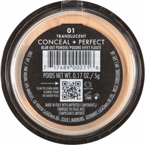 Milani Conceal + Perfect Blur Out Loose Powder - 01 Translucent Perspective: back