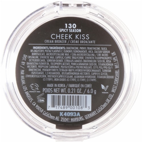 Milani Cheek Kiss Cream Bronzer Ultra-Blendable Formula 130 Spicy Season Perspective: back