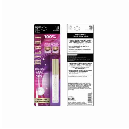 Milani Highly Rated Lash & Brow Serum 110 Clear Perspective: back
