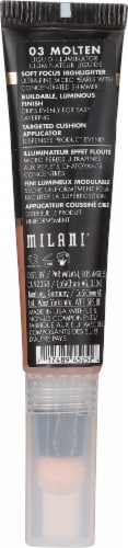 Milani Conceal + Perfect Liquid Highlighter Silky-smooth & Buildable 03 Molten Perspective: back