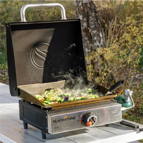Blackstone® Table Top Griddle With Hood Perspective: back