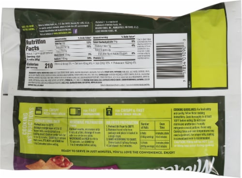 Michelina's® Zap 'ems™ Pepperoni Pizza Snack Rolls Frozen Meal Perspective: back