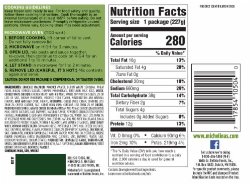 Michelina's® Penne with White Chicken Frozen Meal Perspective: back