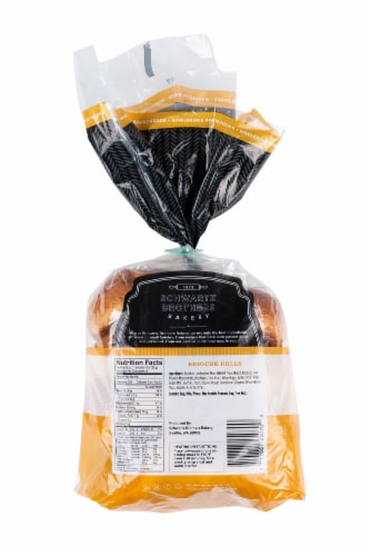 Schwartz Brothers Bakery Brioche Rolls Perspective: back