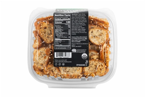 Schwartz Brothers Bakery Organic Everything Bagel Chips Perspective: back
