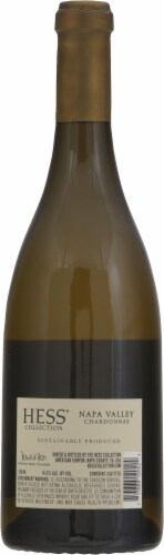 Hess Collection Chardonnay White Wine Perspective: back