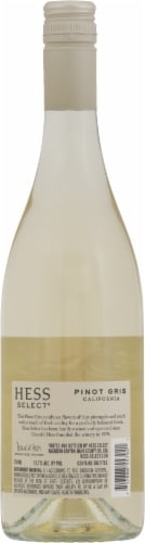 Hess Select Pinot Gris California White Wine Perspective: back