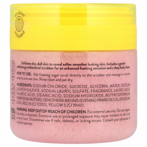 Onyx Professional® Foaming Sugar Scrub - Rose Petals Perspective: back