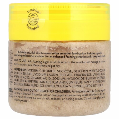Onyx Professional® Foaming Sugar Scrub - Sandalwood Vanilla Perspective: back