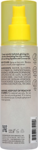 Onyx Professional® Coconut Bliss Hydrating Shimmer Mist Perspective: back