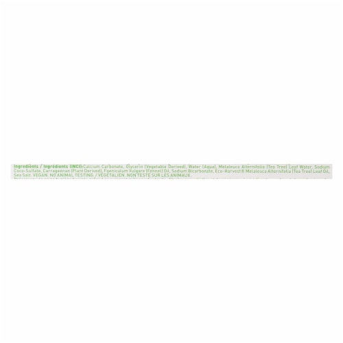 Desert Essence Natural Tea Tree Oil Toothpaste Perspective: back