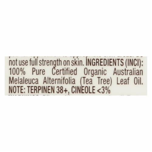 Desert Essence Organic Tea Tree Oil Perspective: back