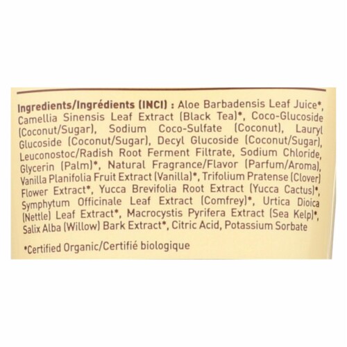 Desert Essence® Organics Uplifting Body Wash Spicy Vanilla Chai Perspective: back