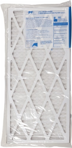 PuraFilter 2000 Pollen & Allergen Performance Air Filter - White Perspective: back