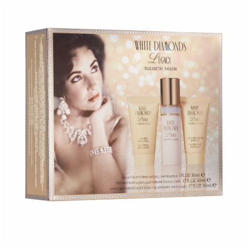 Elizabeth Taylor White Diamonds Legacy 3pc Gift Set for Women Perspective: back