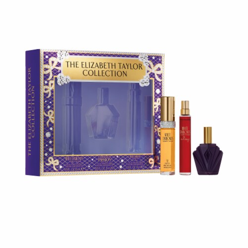Elizabeth Taylor 3pc Fragrance Coffret Gift Set Perspective: back