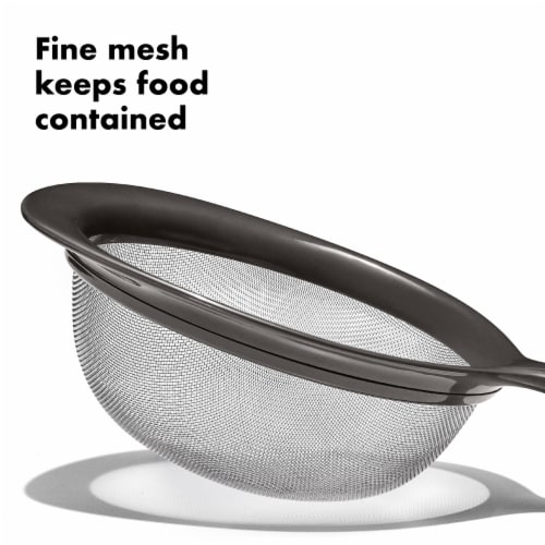OXO Soft Works Strainer - Black Perspective: back