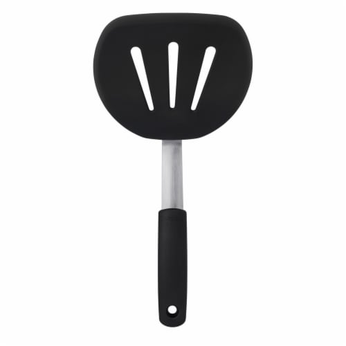 OXO Good Grips Small Silicone Flexible Turner Black