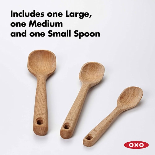 OXO Good Grips Wooden Spoon Set Perspective: back