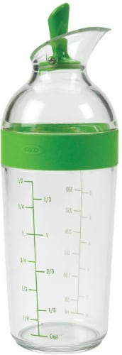 OXO Soft Works Salad Dressing Shaker - Green/Clear Perspective: back