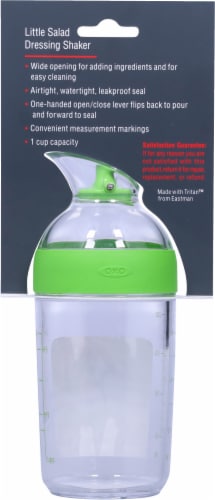 OXO Soft Works Little Salad Dressing Shaker - Green/Clear Perspective: back