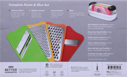 OXO SoftWorks® Complete Grate and Slice Set Perspective: back