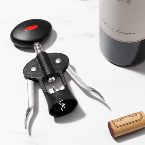 OXO Soft Works Winged Corkscrew - Black Perspective: back
