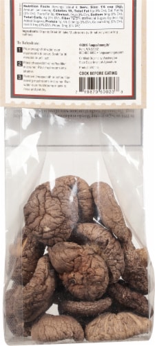 FungusAmongUs Dried Shiitake Mushrooms Perspective: back
