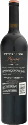 Waterbrook Reserve Merlot Perspective: back