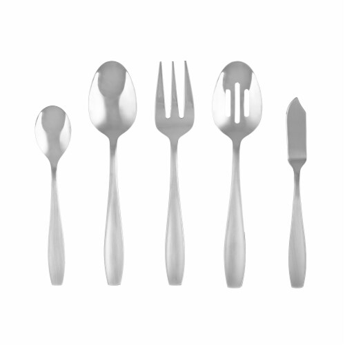 Cambridge Silversmiths Tyrus Flatware Set - Satin Mirror Perspective: back