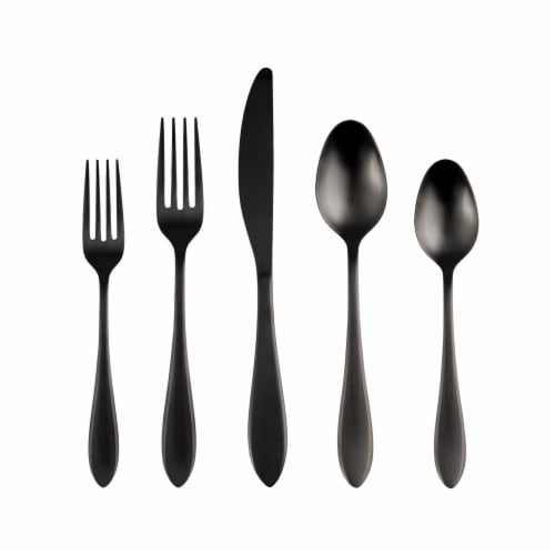 Cambridge Silversmiths Flatware - Black Perspective: back
