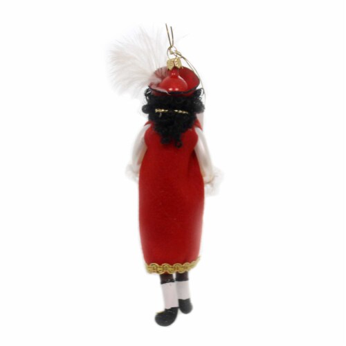 De Carlini Captain Hook Glass Ornament Peter Pan Italian Om4437 Perspective: back