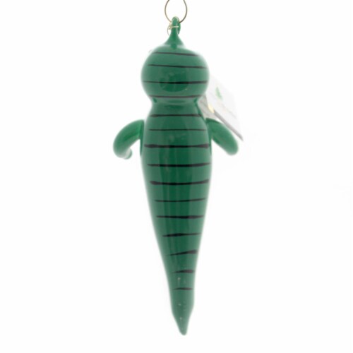 De Carlini Alligator Glass Ornament Italian Peter Pan A5427c Perspective: back