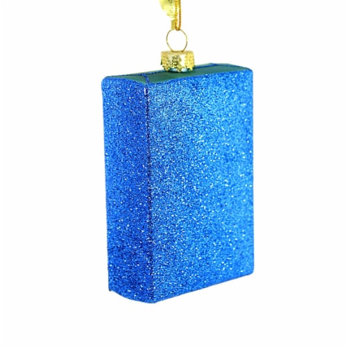 Holiday Ornament Mac & Cheese Glass Christmas Noodles Dinner Go2608 Perspective: back
