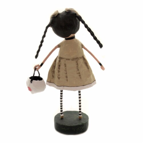 Lori Mitchell Voo Doo Sue Polyresin Skull Halloween 12275. Perspective: back