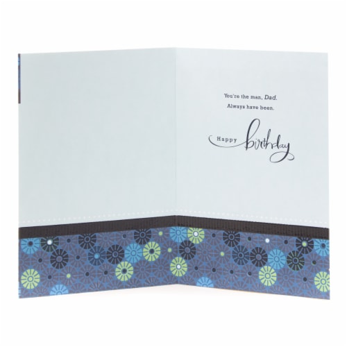 Hallmark Mahogany Strong Wise Honest Dad Birthday Card Perspective: back