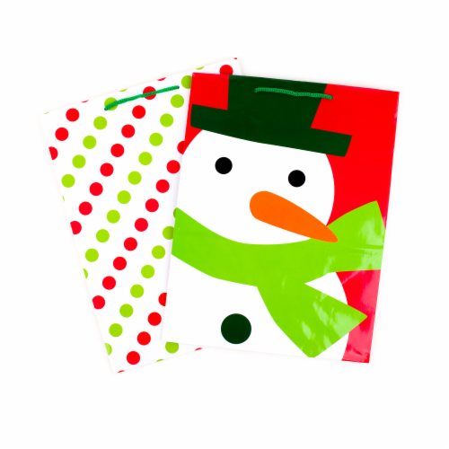 Hallmark Large Christmas Gift Bags Perspective: back